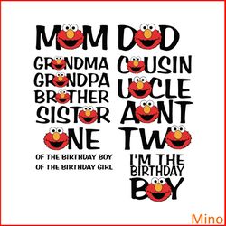 elmo birthday svg, elmo svg, birthday svg, birthday bundle svg,