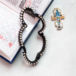 50 knot prayer bracelet orthodox rosary ring orthodox chotki prayer