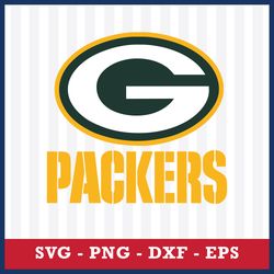 Green Bay Packers Svg, Green Bay Packers Logo Svg, NFL Svg, Sport Svg, Png Dxf Eps File