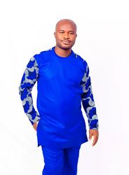 men african clothing/men african top and down/men african weddings wear/men african kaftan wear