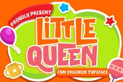 little queen fun children typeface trending fonts - digital font