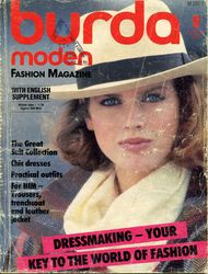 retro vintage sewing magazine burda pdf 9 september 1983 in german