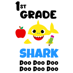 baby shark svg ,grade shark svg, baby shark cricut svg , baby shark clipart svg file cut digital download