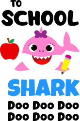 baby shark doo svg, baby shark doo doo cricut svg, baby shark clipart svg file cut digital download