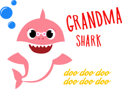 baby shark svg, baby shark cricut svg, grandma shark svg, baby shark clipart file cut digital download