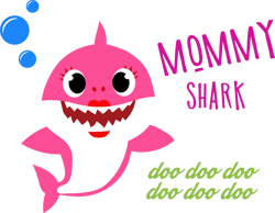 baby shark svg, baby shark cricut svg, baby shark mommy clipart svg file cut digital download