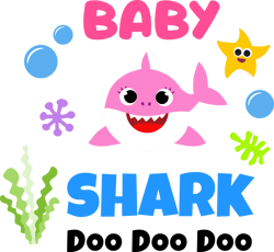baby shark svg, baby shark cricut svg, baby shark doo clipart file cut digital download