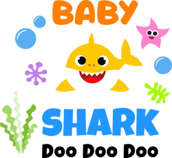 baby shark svg, baby shark cricut svg, baby sharkdoo doo doo clipart file cut digital download