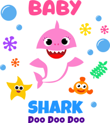 baby shark svg, baby shark cricut svg, baby shark doo doo doo clipart file cut digital download