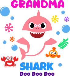 baby shark svg, grandma shark cricut svg, grandma shark clipart file cut digital download