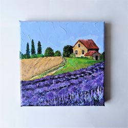 acrylic italy landscape art: a small painting | authentic masterpiece