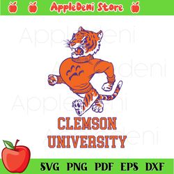 vintage tiger mascot for clemson, softball svg, sport svg, sport fan
