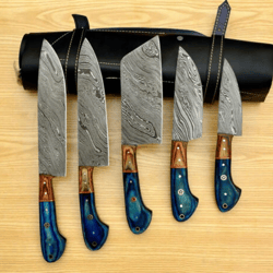 knife set, kitchen knives,camping knife, handmade knife, handforged knife set, chef knife set, handmade custom knife
