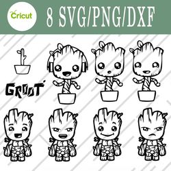 groot svg, groot bundle svg, png, dxf, cutting file, svg files for cricut, silhouette