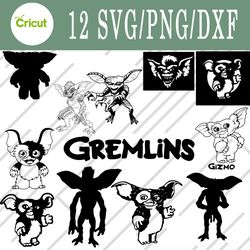 gremlins svg, gremlins bundle svg, png, dxf, cutting file, svg files for cricut, silhouette