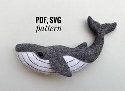 whale  ornaments pattern whale felt  pattern  sea animals  felt pattern