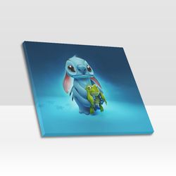 lilo and stitch frame canvas, wall art home decor