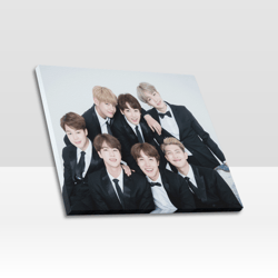 bts frame canvas print, wall art home decor