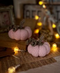 crochet pumpkins. handmade