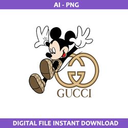 gucci mickey mouse png, gucci logo png, mickey mouse png, disney gucci png, gucci brand png, ai digital file