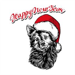 dog santa stocking hat santa claus svg, christmas svg, christmas dog svg, happy new year svg, merry christmas svg, chris