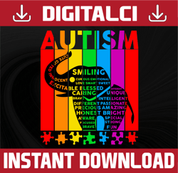puzzle elephant typography cool autism png, sublimation,, elephant, autism awareness