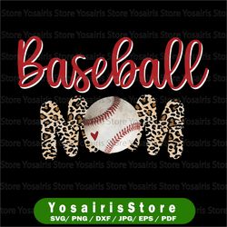 baseball mom, baseball clipart, transparent png file for sublimation, baseball mama png, printable, baseball svg