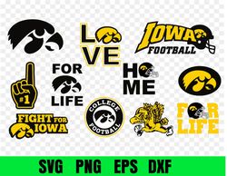 lowa hawkeyes svg, football svg, football svg,college football svg, n c a a svg, logo bundle instant download