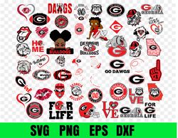 georgia bulldogs football team svg, georgia bulldogs svg, n c a a svg, logo bundle instant download