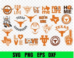 texas longhorns football team svg, texas longhorns svg, n c a a svg, logo bundle instant download