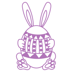 easter purple svg, spring svg, bunny svg, easter egg svg, happy easter svg, kids easter svg file cut digital download