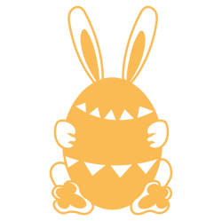 easter svg, spring svg, rabbit svg, egg yellow svg, happy easter svg, kids easter svg file cut digital download