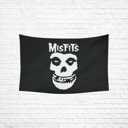 misfits wall tapestry, cotton linen wall hanging