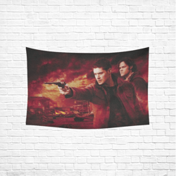 supernatural wall tapestry, cotton linen wall hanging