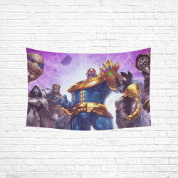 thanos wall tapestry, cotton linen wall hanging