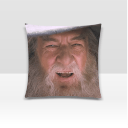 gandalf pillow case (2 sided print)