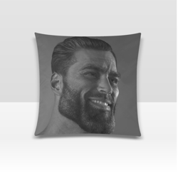 Gigachad Pillow Case (2 Sided Print)