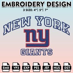 new york giants embroidery files, nfl logo embroidery designs, nfl giants, nfl machine embroidery designs