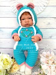 pdf pattern for doll - reborn crochet overall pattern - crochet for reborn