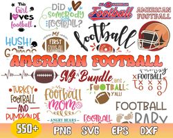 american football bundle svg, american football svg, american football quote svg, png dxf eps file