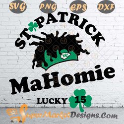 st patrick mahomie 15 lucky irish shamrock svg png dxf eps