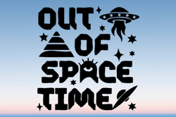 out of space time ufo astronaut svg perfect for your t-shirt design , png , eps ,  dxf , digital  download