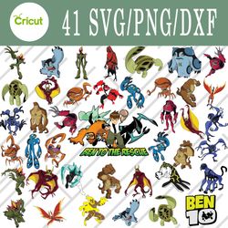 ben 10 svg, ben 10 bundle svg, png, dxf, cutting file, svg files for cricut, silhouette