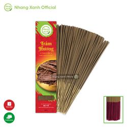 premium agarwood incense box 100gr - natural, sweet fragrance of agarwood