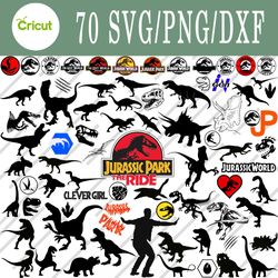 jurassic park svg, jurassic park bundle svg, png, dxf, cutting file, svg files for cricut, silhouette