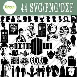 doctor who svg, doctor who bundle svg, png, dxf, cutting file, svg files for cricut, silhouette