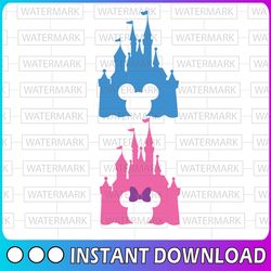 disney castle svg, disney svg, mickey mouse svg, svg files for cricut,silhouette, instant download