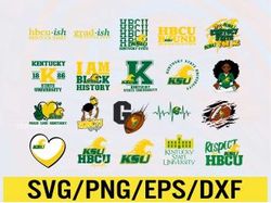 kentucky state university artwork collection, svg, png, eps, dxf