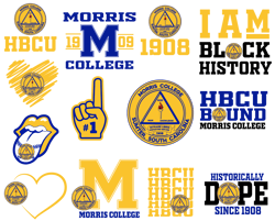 morris college hbcu collection, svg, png, eps, dxf