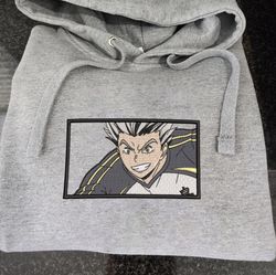 bokuto embroidered crewneck, haikyuu embroidered sweatshirt, inspired embroidered manga anime hoodie